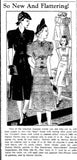 Marian Martin 9594: 1930s Uncut Misses Street Dress 34 B Vintage Sewing Pattern