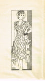 Marian Martin 9993: 1940s Uncut Misses Street Dress 38B Vintage Sewing Pattern
