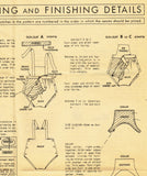 McCall 1256: 1940s Cute Baby Romper or Sunsuit Size 1 Vintage Sewing Pattern - Vintage4me2
