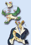 McCall 1521: 1950s Cute Misses Set of Collars & Dickies Vintage Sewing Pattern