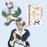 McCall 1521: 1950s Cute Misses Set of Collars & Dickies Vintage Sewing Pattern