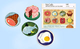 1950s Vintage McCall Embroidery Transfer 1660 Uncut Kitschy Potholders