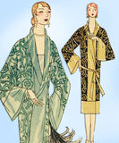 McCall's 1669: 1920s Quilted Negligee or Evening Coat Med Vintage Sewing Pattern - Vintage4me2