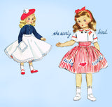 1950s Vintage McCalls Sewing Pattern 1720 Uncut 21in Sweet Sue Doll Clothes