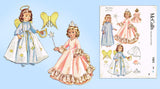 McCall 1823: 1950s 21 Inch Sweet Sue Angel Doll Clothes Vintage Sewing Pattern