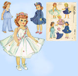 1950s Vintage McCalls Pattern 1983 Rare 19 to 20 in Sweet Sue Doll Clothes