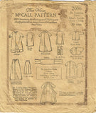 1920s Original Antique McCall Sewing Pattern 2006 Dr Josephine Baker Layette Set - Vintage4me2