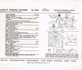 McCall 2097: 1950s Cute Betsy McCall Rag Doll & Clothes Vintage Sewing Pattern