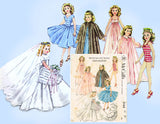 1950s Vintage McCalls Sewing Pattern 2162 20 Inch High Heel Revlon Doll Clothes