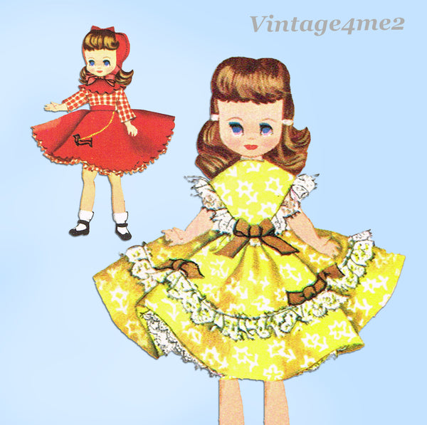 1950s Vintage McCalls Sewing Pattern 2239 Uncut 8 Inch Betsy McCall Doll Clothes1950s Vintage McCalls Sewing Pattern 2239 Uncut 8 Inch Betsy McCall Doll Clothes
