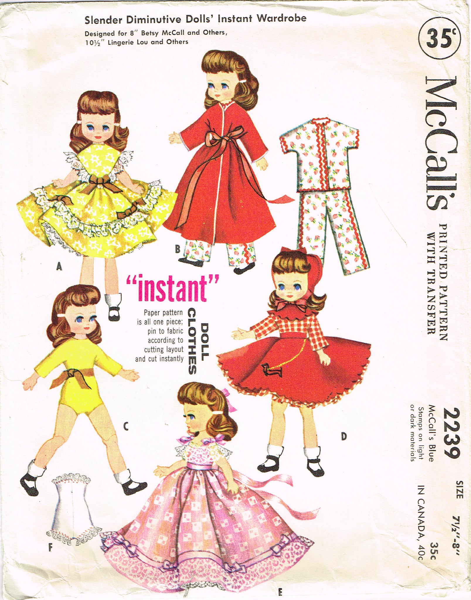  McCall's 3845 Sewing Pattern Tyler Wentworth Doll Clothes :  Arts, Crafts & Sewing