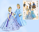 1950s Vintage McCalls Sewing Pattern 2255 10 1/2 Inch Revlon Doll Clothes ORIG