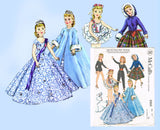 1950s Vintage McCalls Sewing Pattern 2255 Sweet 22 Inch Revlon Doll Clothes