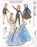 1950s Vintage McCalls Sewing Pattern 2255 Sweet 22 Inch Revlon Doll Clothes