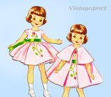 1950s Vintage McCalls Pattern 2323 Uncut 8in Betsy McCall Doll Clothes