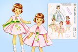 1950s Vintage McCalls Pattern 2323 Uncut 8in Betsy McCall Doll Clothes