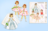 1950s Vintage McCalls Pattern 2323 Uncut 8in Betsy McCall Doll Clothes