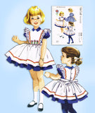1950s Vintage McCall's Sewing Pattern 2358 Uncut Helen Lee Tot Dress Sz 2