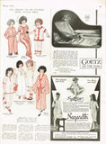 1920s Vintage McCall Sewing Pattern 2391 Cute Toddler Girls Pajamas Size 2
