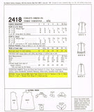 McCall 2418: 1960s Uncut Toddler Girls Mod A-Line Dress Size 2 Vintage Sewing Pattern
