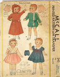 McCall 243: 1930s Uncut Patsy Ann 19 Inch Doll Clothes Vintage Sewing Pattern