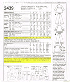 1960s Vintage McCalls Sewing Pattern 2439 Easy Uncut Toddler Pjs & Robe Sz 2