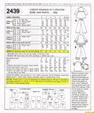 1960s Vintage McCalls Sewing Pattern 2439 Easy Uncut Toddler Pjs & Robe Sz 6