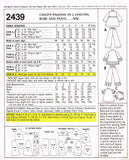 1960s Vintage McCalls Sewing Pattern 2439 Easy Uncut Toddler Pjs & Robe Sz 6x