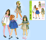 McCall 2447: 1970s Uncut Baby Girls Smocked Dress 6mos Vintage Sewing Pattern