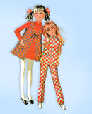 1960s Vintage McCalls Sewing Pattern 2473 Uncut Toddler Girls Play Clothes Size 5