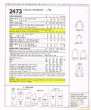 1960s Vintage McCalls Sewing Pattern 2473 Uncut Toddler Girls Play Clothes Size 5