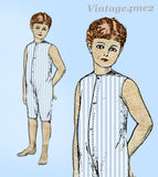 1910s Vintage McCall Sewing Pattern 2530 Uncut Toddler Boys Union Suit Sz4