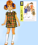 McCall 2534: 1970s Uncut Girls Helen Lee Dress Sz 6 Vintage Sewing Pattern
