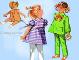 McCall 2563: 1970s Uncut Toddler Girls Ensemble 6 mos Vintage Sewing Pattern