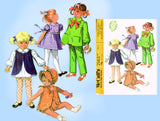 McCall 2563: 1970s Uncut Toddler Girls Ensemble 6 mos Vintage Sewing Pattern