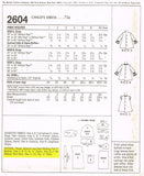 McCall 2604: 1970s Uncut Baby Girls Mod Dress Sz 1 Vintage Sewing Pattern
