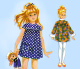 McCall 2604: 1970s Uncut Baby Girls Mod Dress Sz 2 Vintage Sewing Pattern