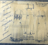 McCall 2738: 1920s Rare Misses Evening Slip Sz 38 Bust Vintage Sewing Pattern