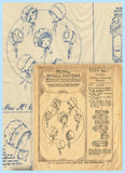 McCall 3105: 1920s Rare & Sweet Baby Caps & Bonnet Size 1 Vintage Sewing Pattern