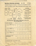 McCall 3126: 1930s Gorgeous Misses Gathered Blouse Sz 36B Vintage Sewing Pattern