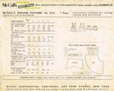 McCall's 3210: 1950s Uncut Toddler Girls Sun Dress Size 6 Vintage Sewing Pattern