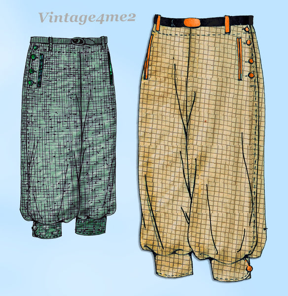 1920s Vintage McCall Sewing Pattern 3390 Easy Teen Girls Knickers Size 14