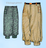 1920s Vintage McCall Sewing Pattern 3390 Easy Teen Girls Knickers Size 14