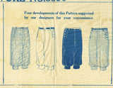 1920s Vintage McCall Sewing Pattern 3390 Easy Teen Girls Knickers Size 14