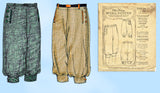 1920s Vintage McCall Sewing Pattern 3390 Easy Teen Girls Knickers Size 14