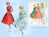 McCall 3394: 1950s Cute Misses Accessory Dress Sz 32 Bust Vintage Sewing Pattern