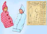 McCall 3545: 1920s Rare Infants Bunting w Hood Vintage Sewing Pattern