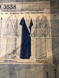 McCall 3558: 1920s Rare Misses Wrap Dress Size 32 Bust Vintage Sewing Pattern