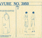 McCall 3950: 1930s Rare Misses Flapper Apron Fits All Vintage Sewing Pattern
