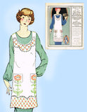 McCall 3950: 1930s Rare Misses Flapper Apron Fits All Vintage Sewing Pattern - Vintage4me2